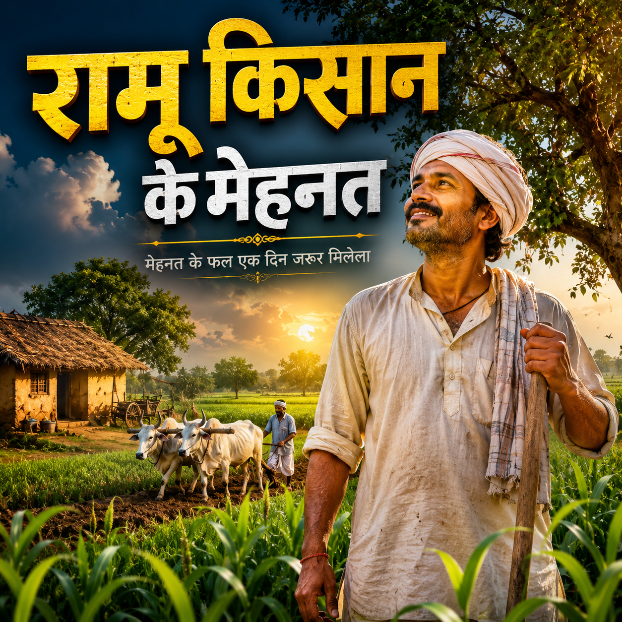 रामू किसान के मेहनत