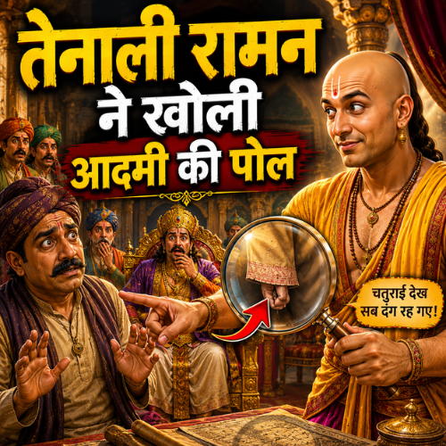 तेनाली रमन खोल देलन आदमी के पोल 