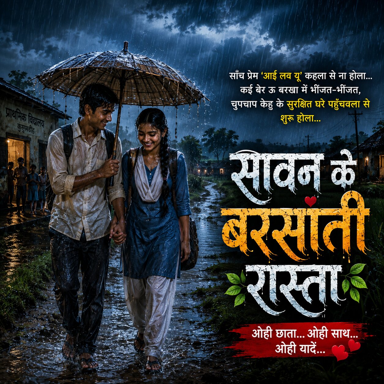 बरखा के ओह साँझ