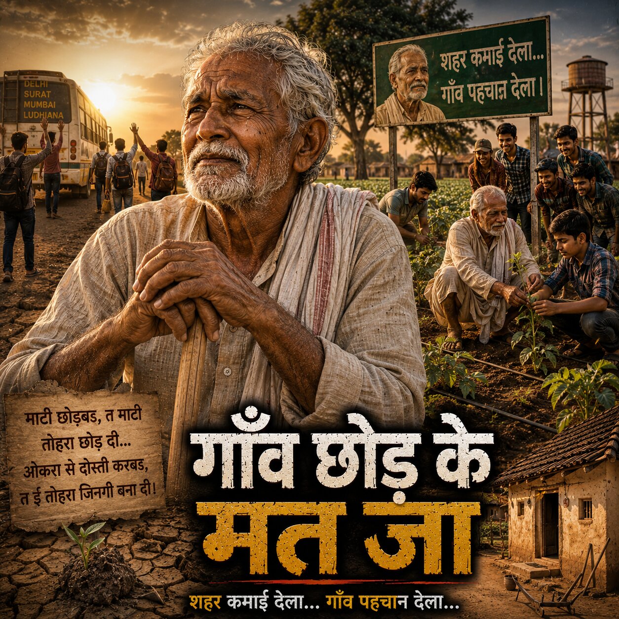 गाँव छोड़ के मत जा